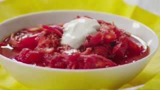 How to Make Borscht  Soup Recipes  Allrecipescom [upl. by Niel206]