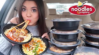 Noodle amp Company Mukbang I ordered 10 meals [upl. by Saundra]