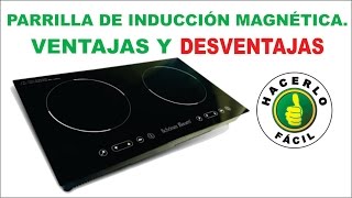 Parrilla Estufa De Inducción Magnética  Ventajas y Desventajas  Hacerlo Fácil [upl. by Tenrag643]