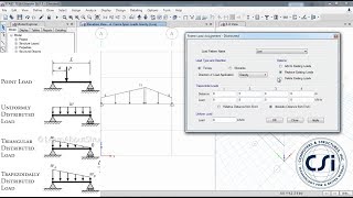 CSI ETABS  03  Assign Loads on Beam Point Load UDL  VDL Part b  Part 8 [upl. by Gnirps]