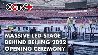 Massive LED Stage Behind Beijing 2022 Opening Ceremony [upl. by Walkling]