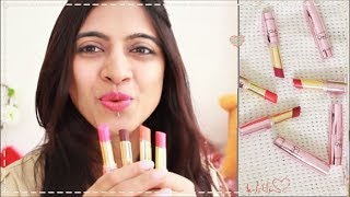 NEW  Lakme 9 to 5 Primer  Matte Lipstick  Swatch amp Review  30 Shades  SuperWowStyle Prachi [upl. by Reece]