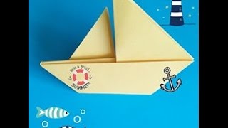 Como Hacer Un Barco de Papel [upl. by Ahtanaram]