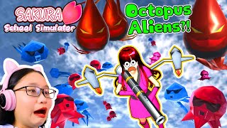 Sakura School Simulator  Alien Octopus [upl. by Annairt]