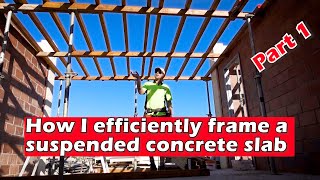 How to build a suspended concrete slab part 1 [upl. by Markowitz357]