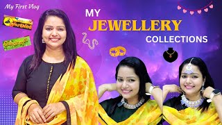 My First Vlog  Jewellery Collection hemalatha [upl. by Vacuva550]