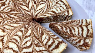 Most beautiful MARBLE CAKE using 1 RECIPE [upl. by Dalston]