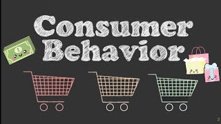 Consumer Behaviour [upl. by Waylon]