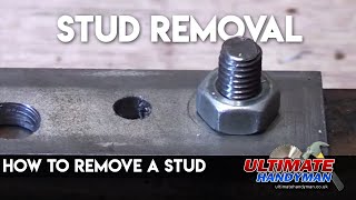 How to remove a stud [upl. by Garwin]