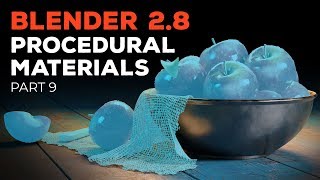 Blender 28 Beginner Tutorial  Part 9 Procedural Materials [upl. by Htiel]