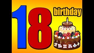 18th BIRTHDAY Messages Wishes Quotes Greetings  18th bday [upl. by Olegnad]