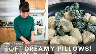 Homemade Gnocchi 2 Ways  How To Use Leftover Mashed Potatoes [upl. by Hessler515]