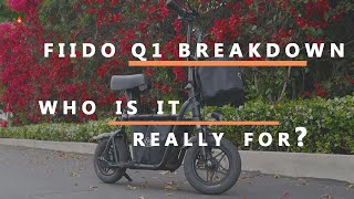 Unboxing Fiido Q1  Seated Electric Scooter Review [upl. by Bette633]