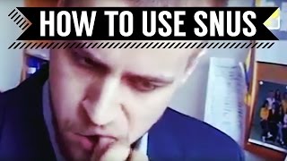 How to use Swedish Snus  Northernercom [upl. by Garvey]