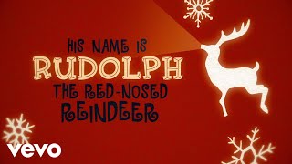 The Temptations  Rudolph The RedNosed Reindeer Lyric Video [upl. by Festa]