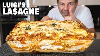 Das original LASAGNE REZEPT von Luigi [upl. by Llirrem]