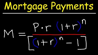 How To Calculate Your Monthly Mortgage Payment Given The Principal Interest Rate amp Loan Period [upl. by Linsk]