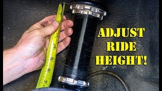 How To Adjust Coilovers Properly [upl. by Balling]