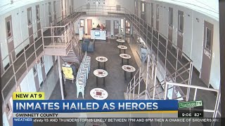 Inmates quick reaction save officer [upl. by Halyk]