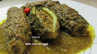 Kalonji step by step Video Recipe II Real Nice Guyana HD [upl. by Hairahs]