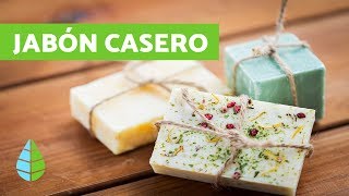 JABON CASERO de GLICERINA  COMO HACER JABON con glicerina [upl. by Ydnew]