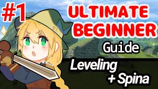 Toram Online ULTIMATE BEGINNER GUIDE  LEVELING  SPINA FROM ZERO 2020 VERSION [upl. by Ez]