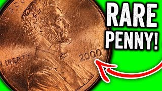 LOOK FOR THESE RARE 2000 PENNIES WORTH MONEY  VALUABLE PENNY COINS TO LOOK FOR IN POCKET CHANGE [upl. by Phyllis]