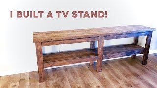 DIY TV Stand For A Deserving Friend  Wow I Built This  𝐓𝐡𝐢𝐬 𝐅𝐚𝐢𝐭𝐡𝐟𝐮𝐥 𝐇𝐨𝐦𝐞 [upl. by Durgy421]