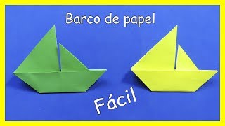 COMO HACER UN BARCO DE PAPEL FÁCIL [upl. by Ajiram]