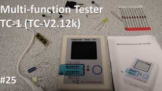 Multifunction Tester TC1 TCV212k Electronic Component Tester 25 [upl. by Sakmar]