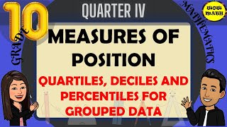 QUARTILES DECILES AND PERCENTILES FOR GROUPED DATA  GRADE 10 MATHEMATICS Q4 [upl. by Aicina942]