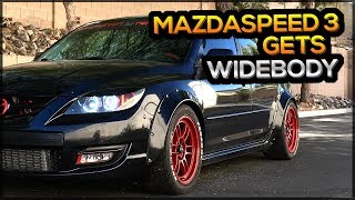 HOW TO INSTALL FENDER FLARES PROPERLY MAZDASPEED 3 [upl. by Eanyl]