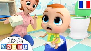 Apprendre la propreté  Le Petit Pot  Comptines pour Bébé  Little Angel Français [upl. by Pickar]