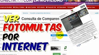 COMO VER FOTOMULTAS POR INTERNET [upl. by Sinylg]