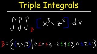 Triple Integrals  Calculus 3 [upl. by Perri]