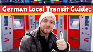 How To Buy Tickets and Navigate Germanys Public Transportation  Munich Germany [upl. by Bertrando]