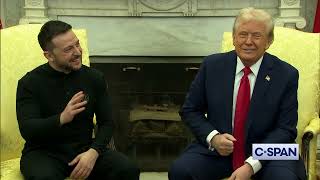 Full Meeting between President Trump VP Vance and Ukrainian President Zelensky in Oval Office [upl. by Tabina]