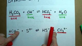 Identify Conjugate Acid Base Pairs Bronsted Lowry [upl. by Aieki]