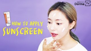 A Guide To Apply Sunscreen Properly 🌞 [upl. by Anelram]