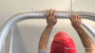 How To Install Bullnose Drywall Corner Bead [upl. by Nary]