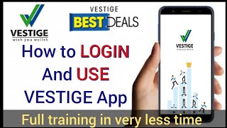 How to Login Vestige App and VBD App How to place order online Fully practical video [upl. by Arihat93]