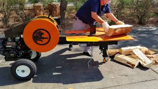 PowerKing PK0342 2018 42Ton Kinetic Log Splitter with ABS  DEMO [upl. by Aneram]