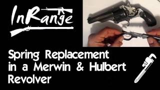 Spring Replacement in a Merwin amp Hulbert 38 SampW Revolver [upl. by Taro386]