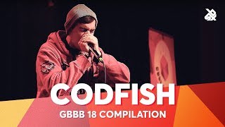 CODFISH  Grand Beatbox Battle Champion 2018 Compilation [upl. by Nihahs588]