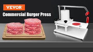 VEVOR Commercial Burger Press Commercial Hamburger Patty Maker with Replaceable Mold Foodgrade PE [upl. by Nossah]