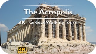 The Acropolis Of Athens Parthenon  4K Virtual Tour  Greece Walking Tours [upl. by Chellman]