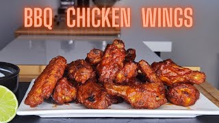 CRISPY BBQ CHICKEN WINGS au FOUR  AILES DE POULET GOUT BARBECUE [upl. by Rasecoiluj]