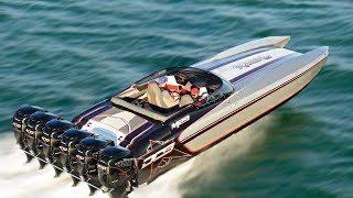 10 FASTEST Boats Ever Made [upl. by Rodablas]