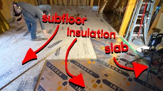 SlabOnGrade INSULATED Foundation  Part 1 [upl. by Inttirb]