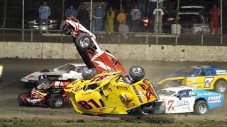 Insane Dirt Modified Crash Compilation [upl. by Ruberta]